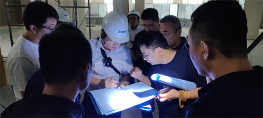 中心技术人员赴“博兴县政务服务中心项目”提供消防验收前期技术支持